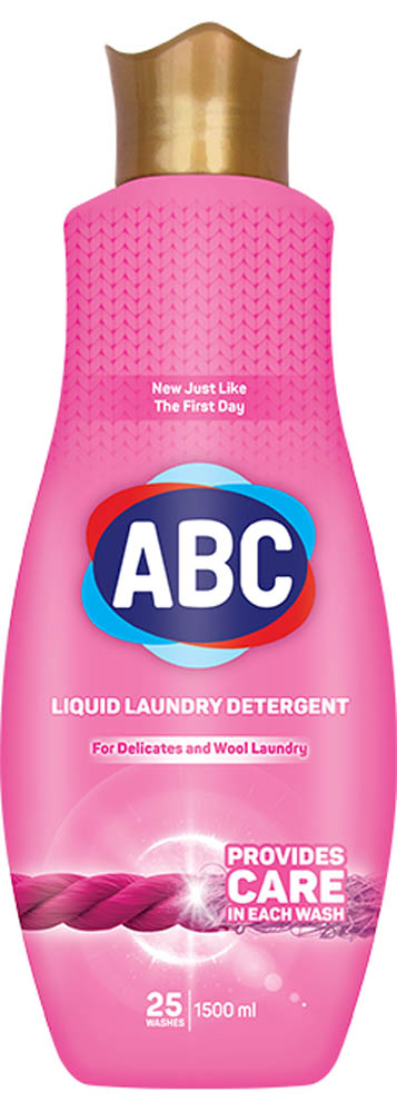 ABC ТЕЧЕН ПРАХ ЗА ПРАНЕ 1,5л.Delicate and Wooly Clothes