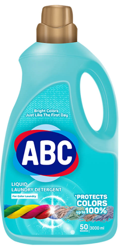 ABC ТЕЧЕН ПРАХ ЗА ПРАНЕ 3л. Color
