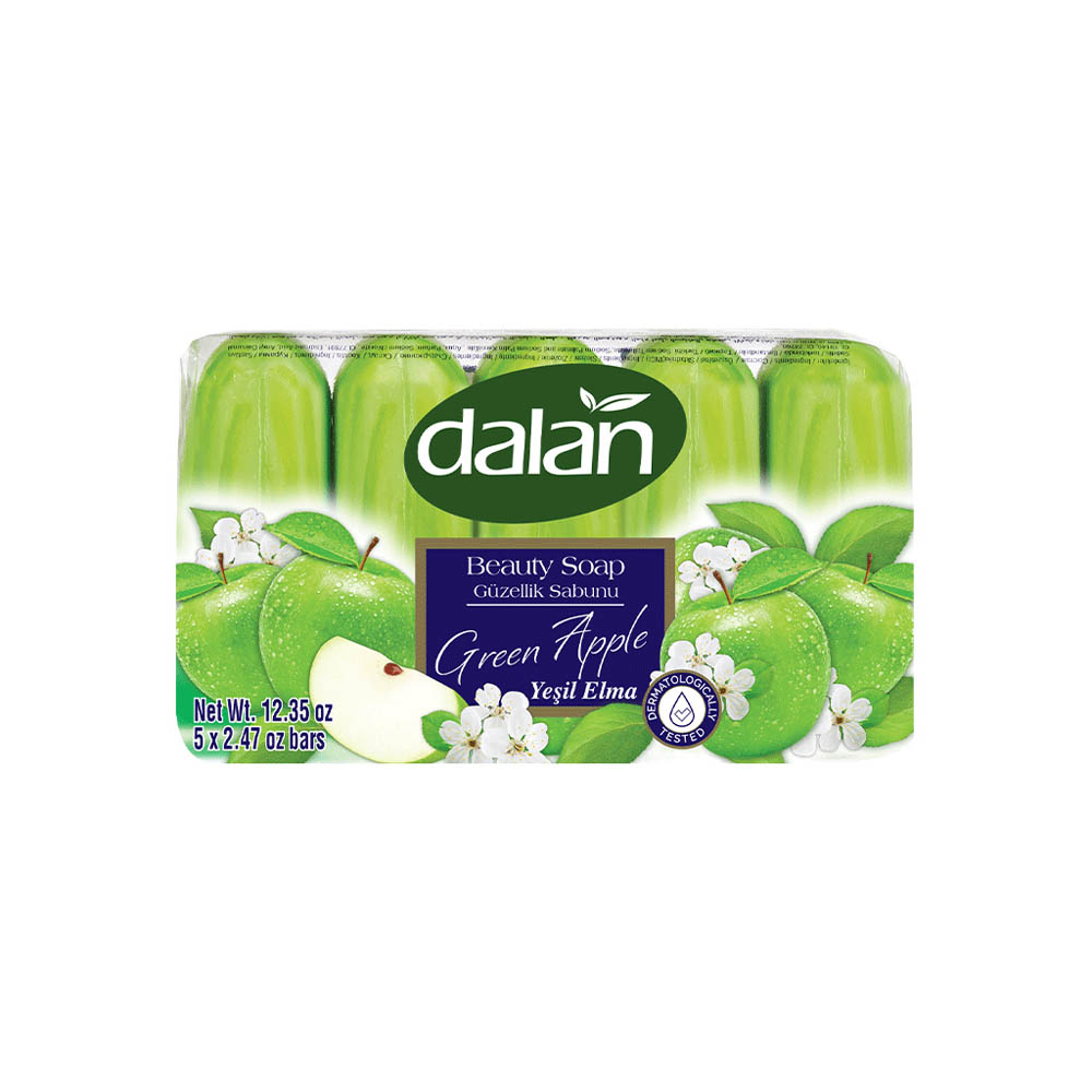 DALAN Beauty Soap 5x70gr. Green Apple