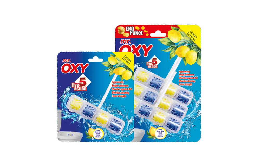 Mr. OXY WC топчета за тоалетна чиния Lemon