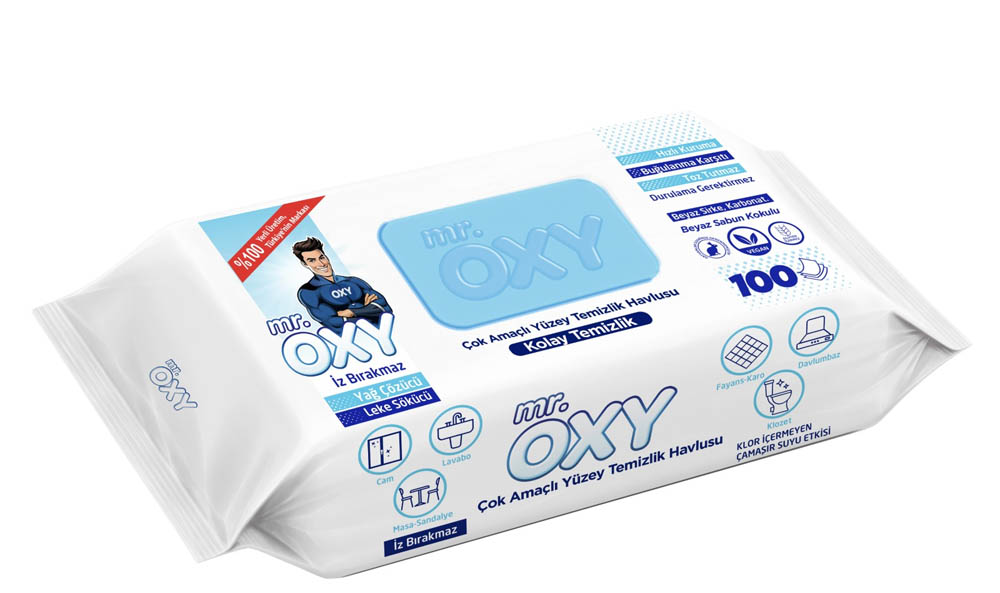 Mr. OXY почистващи кърпи х 100 броя универсални Soap