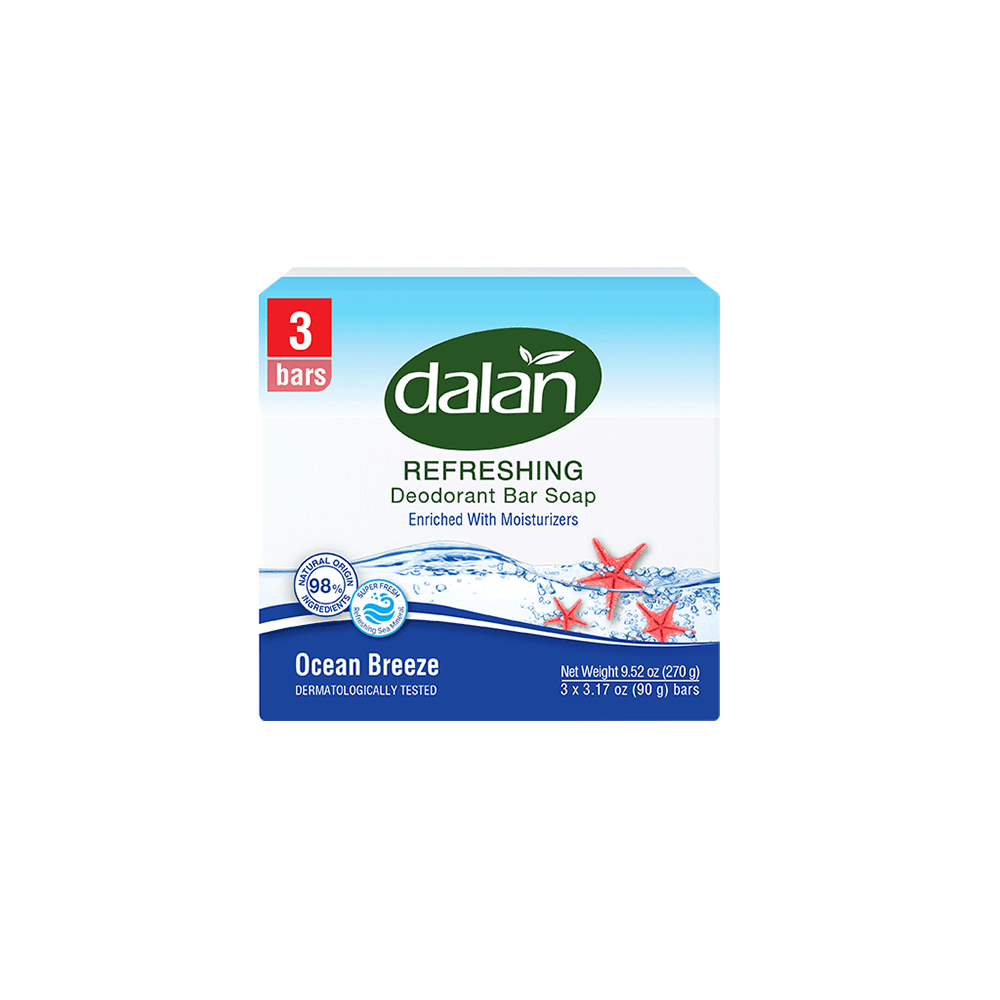 Dalan Refreshing Deodorant сапун 3х90гр. Ocean